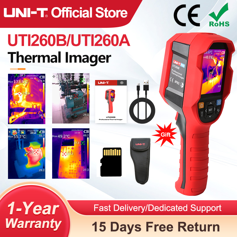 UNI-T UTI260B UTI260A 열화상 카메라  - Nf 521 Thermal Imaging Camera 리뷰 및 가격