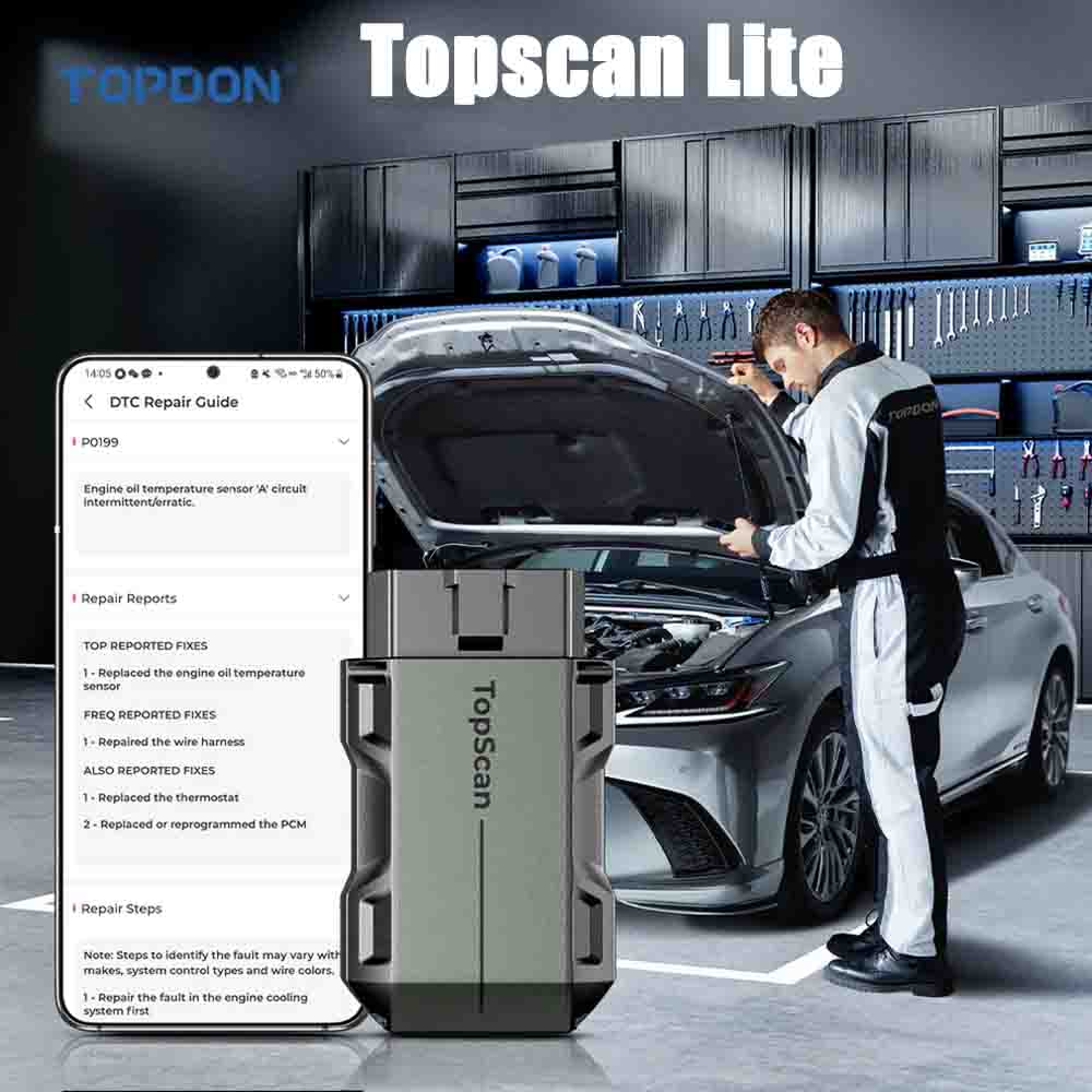 탑돈 탑스캔 라이트 OE 레벨 진단 OBD2 블루투스  - Topdon Tc001 Thermal Camera 리뷰 및 가격