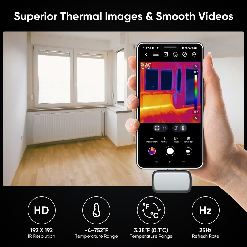 GW192A 열 화상 카메라 192X192 전자 열 카 - Nf 521 Thermal Imaging Camera 리뷰 및 가격