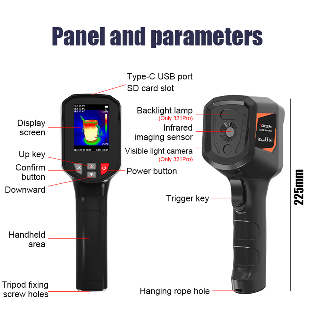빅터 321 핸드헬드 적외선 열화상 카메라 -20~55 - Nf 521 Thermal Imaging Camera 리뷰 및 가격